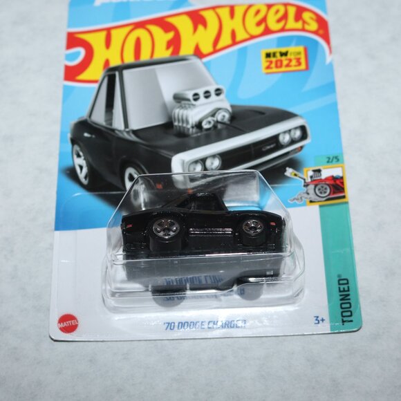 Hot Wheels lot of 7 fast & furious '70 black charger Tooned series ALL NIP - Picture 2 of 4